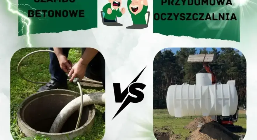 Porównanie szamba betonowego i przydomowej oczyszczalni. Które rozwiązanie wygra ranking oczyszczalni biologicznych?